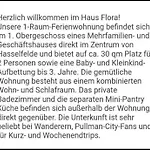 Haus Flora Apartamento *
