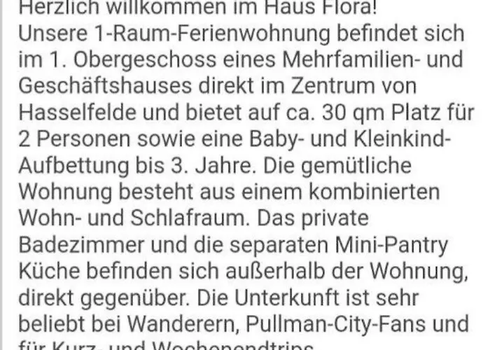 Haus Flora Lägenhet *